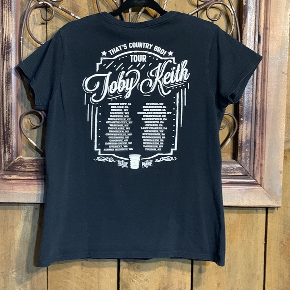 TOBY KEITH Concert T-Shirt Sz L - Picture 2 of 6